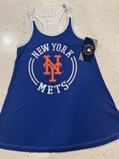 NWT NY Mets Girls Tank Top Size Large 10/12 Royal Blue Girls' Tank Top price