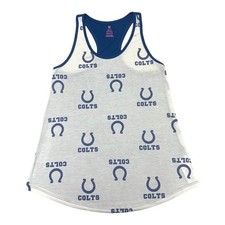 NFL Indianapolis Colts Teen Girls Tank Top in White, Large (11/13) Girls' Tank Top price