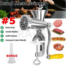 Manual Kitchen Meat Grinder Mincer Stuffer Table Hand Sausage Filler Maker AU Meat Grinders price