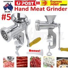 Meat Grinder Manual Kitchen Mincer Stuffer Table Hand Sausage Filler Maker  OZ Meat Grinders price