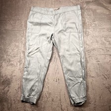Prana Women XL Blue Tencel Jogger Pants Elastic Waist Chambray Lightweight Outdoor Trousers price