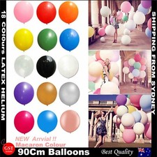 90cm Giant Jumbo Balloon Latex Retro Balloons Large Circular Birthday Wedding Birthday & Party price