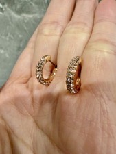 Swarovski rose gold colour earrings Swarovski Earrings price