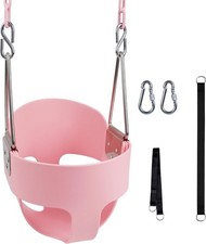 Toddler Swing, 150cm Iron Chains Baby Swing Outdoor, Heavy-Duty High Back Full B Baby Swing price
