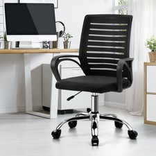 Oikiture Mesh Office Chair Executive Computer Seat Gaming Racing Work Black Executive Chair price