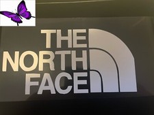 1 X WHITE THE NORTH FACE PERMANENT VINYL DECAL CAR BRAND SURFBOARD C Fridge Sticker price