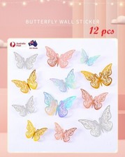 12 Pcs 3D DIY Wall Decal Stickers Butterfly Home Room Art Decor Decorations AU Fridge Sticker price