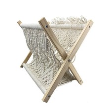 Magazine Rack Boho Storage Holder Standing Basket for Books, Newspapers, Swaddle Magazine Rack / Newspaper Rack price