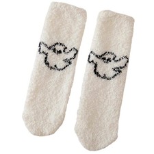 Women's Fuzzy Plush Socks Thick Winter Bed Slipper Socks Cozy Warm - White Women's Slipper Socks price
