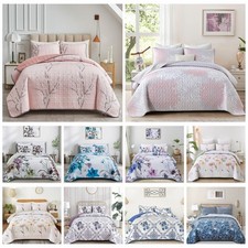 Floral Coverlet Bedspread Patchwork Set Queen King Size Quilted Bed Pillowcases Baby Bedspread Set price