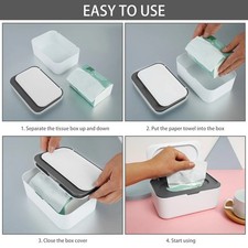 Wipes Dispenser Box Wet Baby Wipes Tissue Storage Case Holder With Lid Supplies Baby Wipes price