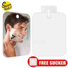 1/3Acrylic Anti-Fog Fog Free Shower Mirror Fogless Shaving Shave Mirror Bathroom Bathroom Mirror price