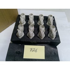 Room Essentials Squirrel Candle Holder Set of 8 Gray Ceramic Taper New Excellent Living Room & Lounge Set price