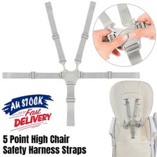 High Chair Security Strap Replacement 5Point Kid Children Safety Harness Strap High Chair price