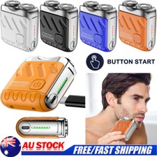 Mini Rotary Dual Ring Electric Shaver Rechargeable Pocket Razor Dry/Wet Shaving Shavers price