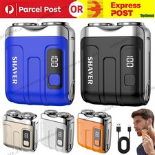 Portable Rotary Dual Ring Electric Shaver Waterproof Mini Display Beard Shaver Shavers price