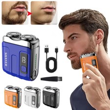 Portable Electric Beard Shaver Rechargeable Rotary Dual Head Razor Mini Shavers Shavers price
