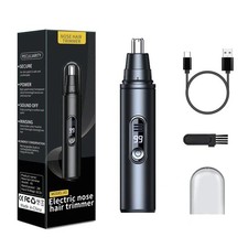 USB Rechargeable Nose Ear Eyebrow Hair Trimmer Mini Portable Electric Shaver Bla Shavers price