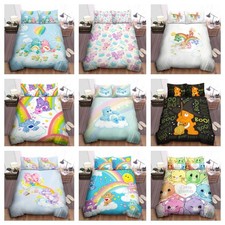 Care Bears Duvet Cover Home Textiles Single Double Queen King Bedding Set Cute Bedroom Textiles & Dowry Set price