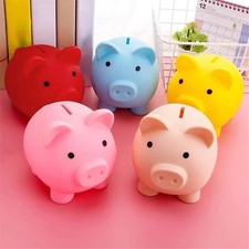 Pink Pig Piggy Bank Coin Openable Money Save Box Soft Plastic Toy Kids Gift Piggy Bank price