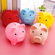 Pink Pig Piggy Bank Coin Openable Money Save Box Soft Plastic Toy Kids Gift Piggy Bank price