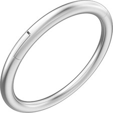 Seamless Hinged Segment Sleeper Clicker Ring Hoop Ear Lip Nose Septum Piercing Silver Earrings price
