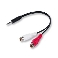 3.5mm AUX Male to 2 RCA Female Splitter Cable (FS36)Stereo Audio AV Adapter Cord RCA Cable price