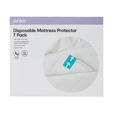 7 Pack Disposable Mattress Protectors . leak-proof base + Ideal for travel . Baby Mattress Protector price