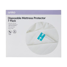 7 Pack Disposable Mattress Protectors . leak-proof base + Ideal for travel . Baby Mattress Protector price
