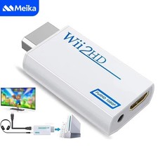 New 1080p Wii2HDMI Wii to HDMI Converter 3.5mm Adapter Audio HD Video Output OZ Video Cable price