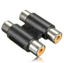 2RCA Female to Female Adapter (M02) Couple Cable 2 RCA Joiner Plug Audio Video Video Cable price
