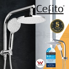 Cefito Shower Head Set  Handheld Brass Mixer Taps High Pressure Chrome 8''/9'' Shower Set price
