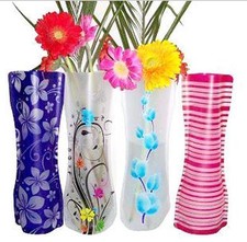PVC Foldable Unbreakable Flower Vase,Novel Home/office Decor Vase price