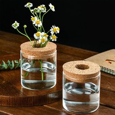 Glass Vase Hydroponics Container Plant Flower Pot Vintage Home Desktop Decor Vase price