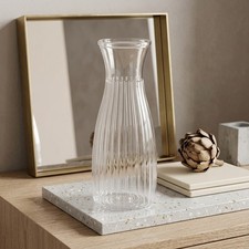 Modern 5x17cm Clear Vase for Fresh Flowers and Small Indoor Plants in Any Room Vase price