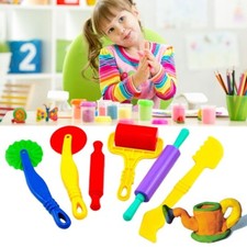 6PCS Dough Tools Extrusion Play Set Modelling Clay Extrusion Mold Kids Toy Play Dough & Clay price