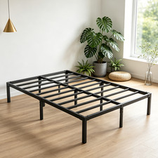 35Cm Double Bed Frame Heavy Duty Metal Mattress Bed Base Industrial Bed Frame Bed Frame price