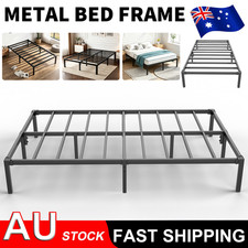 35Cm Heavy Duty Bed Frame Metal Base Mattress Platform Single Double Storage AU Bed Frame price