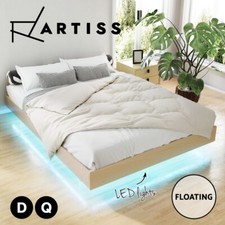 Artiss Bed Frame Double Queen Size Wooden Base Base ODIN Bed Frame price