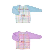 Kids Art Smock Painting Apron Waterproof Long Sleeve Craft Apron Assorted Colour Painting Apron price