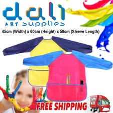 Kids Art Smock Waterproof Apron Long Sleeve Painting Craft Shirt Girls Boys Cook Painting Apron price