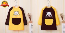 Waterproof Art Smock long sleeve kids painting shirt paint apron Boy Girl Au Painting Apron price