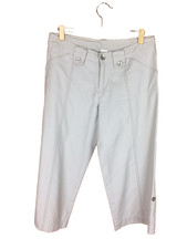 Top Girl Smart Grey Straight Leg Capri Length Pants Front & Back Pockets Size 10 Girls' Capri Trousers price