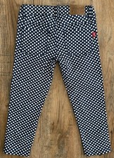 OshKosh Girls Capri Pants Size 4-5 Blue Polka Dot Cropped Leggings Summer Girls' Capri Trousers price