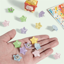 AUS Five Pointed Star Push Pins Colorful Thumbtacks Photo Wall Decor Push Pins Pins & Thumbtacks price