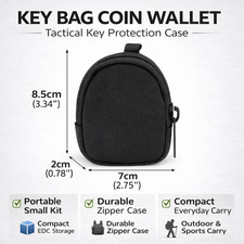 Key Bag Coin Wallet Mini Zipper Pouch Compact Key Holder Small Storage Case Wallet (Outdoor) price