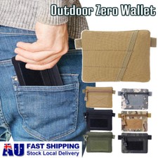 Outdoor EDC Molle Pouch Wallet Portable Travel Zipper Waist Bag for Camping AU Wallet (Outdoor) price