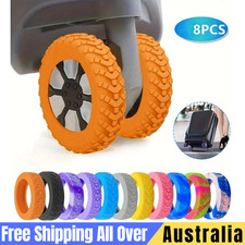 8Pcs Silicone Luggage Wheel Covers Suitcase Protector Wheels Protection Sleeve Suitcase / Luggage price