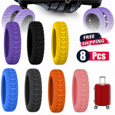 8Pcs Universal Luggage Wheel Cover Silicone Suitcase Caster Wheel Protector Suitcase / Luggage price