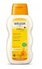 New Weleda Baby Organic Baby Oil Calendula Fragrance Free 200ml Baby Body Cream price